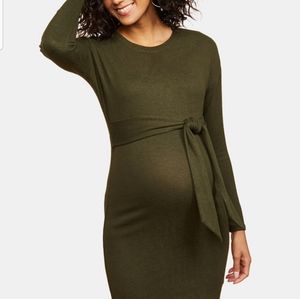 Motherhood Maternity Tie-Front Dress